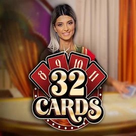 32 Cards slot visual from Ezugi available on betistacasinoo.com