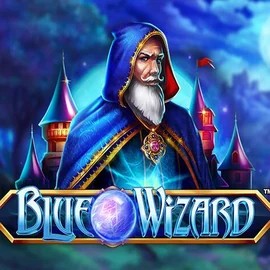 Blue Wizard logo by Quickspin at Betista Casino