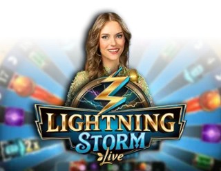 Official Live Casino logo: Lightning Storm by Evolution at Betista Casino