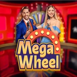 Mega Wheel online game logo by Pragmatic Play on betistacasinoo.com